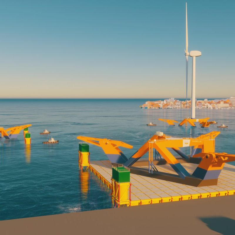 Gazelle Wind Power And Tugdock Work Together to Reduce Cost of Floating Offshore Wind Platform